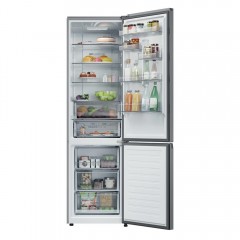 Haier Ψυγειοκαταψύκτης 409lt Total NoFrost Υ205xΠ59.5xΒ66.7εκ. Inox HDPR1620ANPK